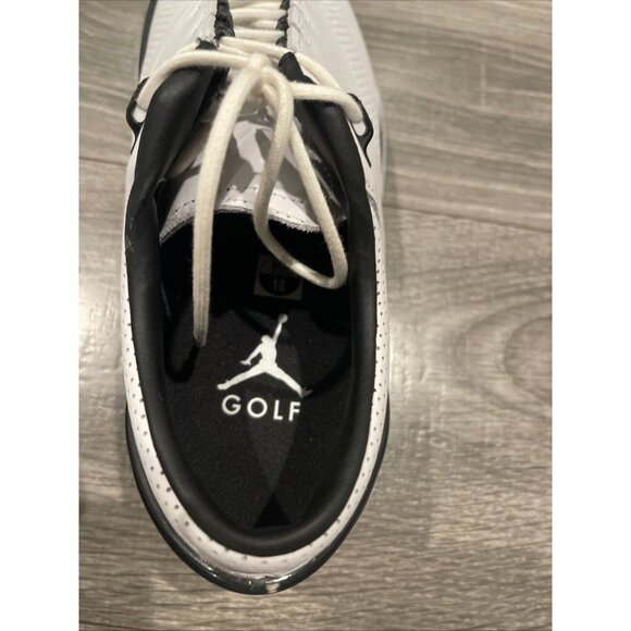 Nike Air Jordan Golf Shoe Mens 10 ADG 4 White Black DM0103-110 US leopard main image 6